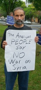 People say NO WAR